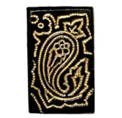 22-1.2.4  Paisley - black glass